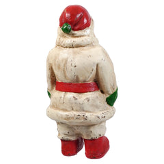 10.25" Red, Green, & White Vintage Santa