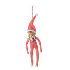10" Felt Cheeky Elf Doll Ornament