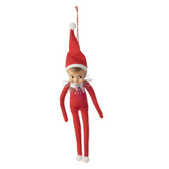 10" Felt Cheeky Elf Doll Ornament