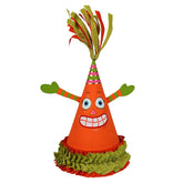 10" Spooky Pumpkin Party Favor Cone Box