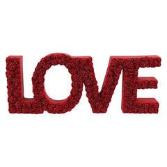 11.5" Resin Rosette "LOVE" Sign