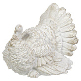 11" Large Champagne & White Turkey Figure