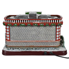 12" Animated Winter Scene Diner With Lights & Music
