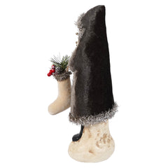12" Charcoal Velvet Belsnickle