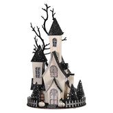13.5" LED Lighted Spooky Halloween Haunted House