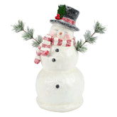 14" Jolly Snowman Figurine