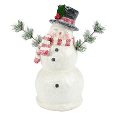 14" Jolly Snowman Figurine