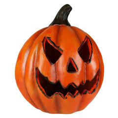 14" Lighted Sinister Magnesium Smoking Halloween Pumpkin