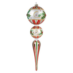 15.25" Holly Leaf Finial Ornament