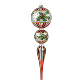 15.25" Holly Leaf Finial Ornament