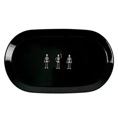 15.25" Skeletons Oval Platter