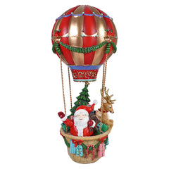 17" Santa & Friends Christmas Hot Air Balloon