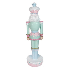 18" Pastel Green Resin Dessert Toy Soldier