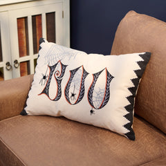 19" Boo Spider Pillow