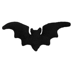 22" Spooky Bat Shaped Sherpa Pillow