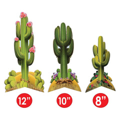 3-D Cactus Centerpieces