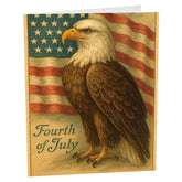 4th of July Bald Eagle Greeting Card