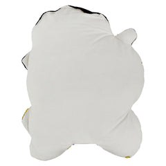 14" Spooky Whimsy Retro Jack-O'-Lantern Shaped Pillow