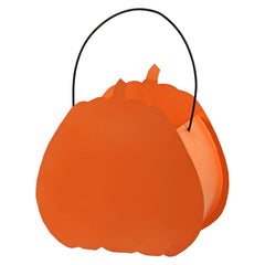 7.25" Cutout Creeper Pumpkin Lantern Bucket