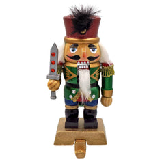 7.5" Nutcracker Soldier Stocking Holder