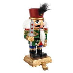 7.5" Nutcracker Soldier Stocking Holder