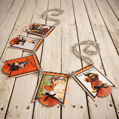 72" Retro Halloween Garland