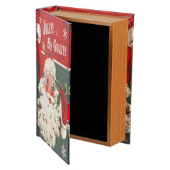 "Jolly! By Golly!" Santa Nested Book Boxes Set/3