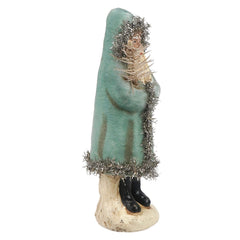 8.25" Soft Blue Velvet Belsnickle
