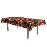 90.5" Vintage Halloween Fabric Tablecover
