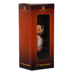 6" Wood Halloween Scarecrow Nutcracker