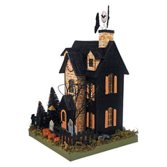 12.5" Spooky Lighted Fall Haunted House
