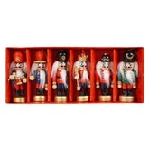 3.25" Santa's Workshop ~ Nutcracker Ornaments Set/6
