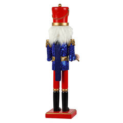 15" Santa's Workshop ~ Sequin Drummer Nutcracker