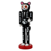 13" Santa's Workshop ~ Day Of The Dead Cat Nutcracker