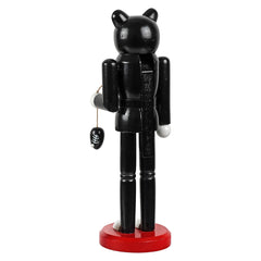 13" Santa's Workshop ~ Day Of The Dead Cat Nutcracker