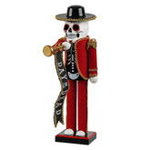 14" Santa's Workshop ~ Day Of The Dead Bugler Nutcracker