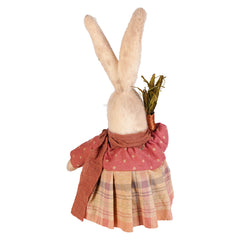Alice Rabbit in Pink Holding Carrot
