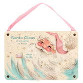"Santa Claus Is Coming To Town" Pastel Christmas Countdown Wheel