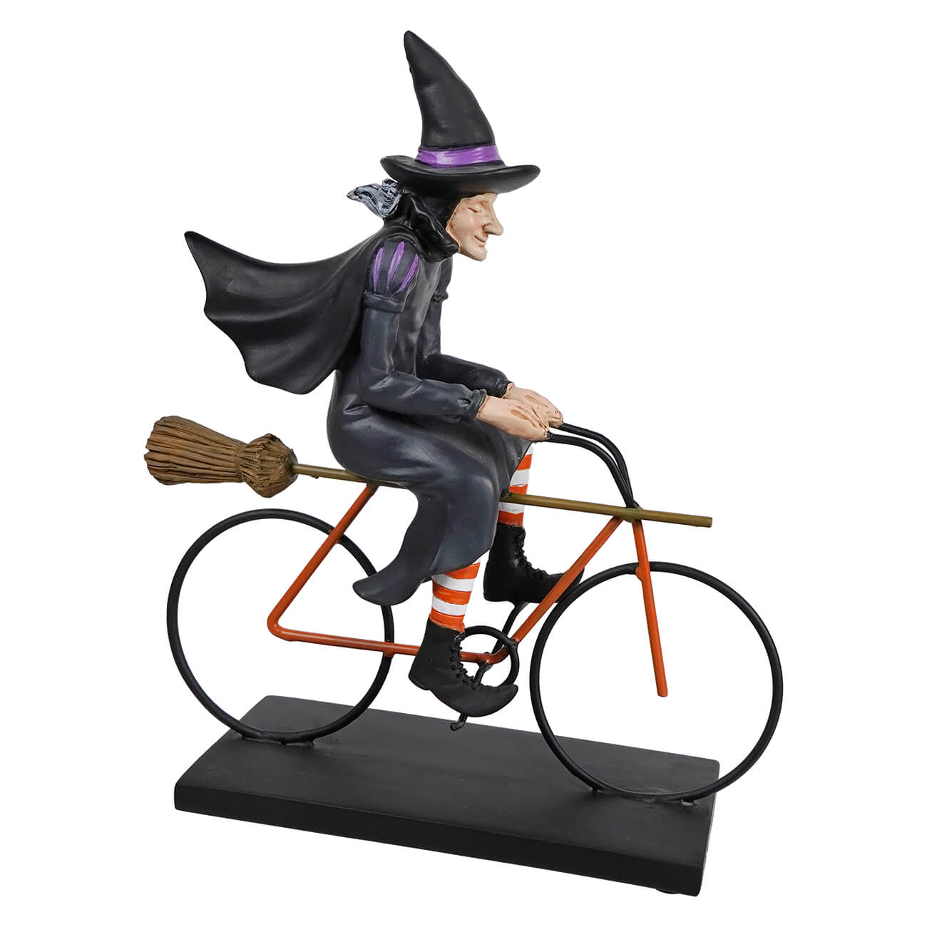 10.5" Classic Witch Riding Bicycle