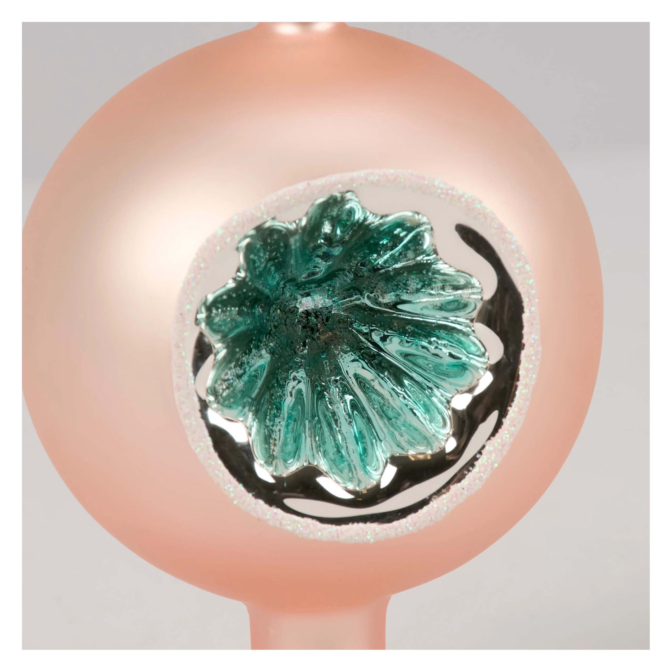 10" Pink Glass Tree Topper