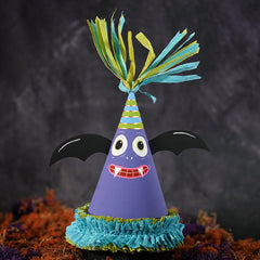 10" Spooky Bat Party Favor Cone Box