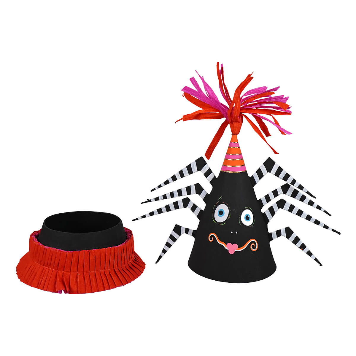10" Spooky Spider Party Favor Cone Box