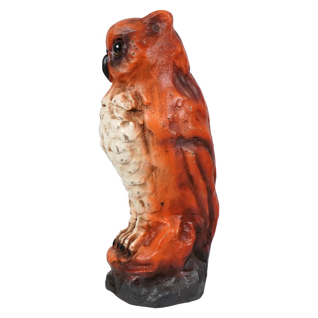 10" Vintage Orange Owl