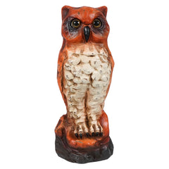 10" Vintage Orange Owl