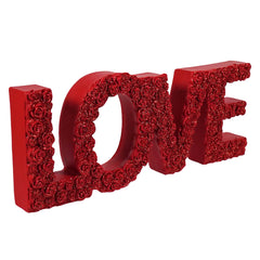 11.5" Resin Rosette "LOVE" Sign