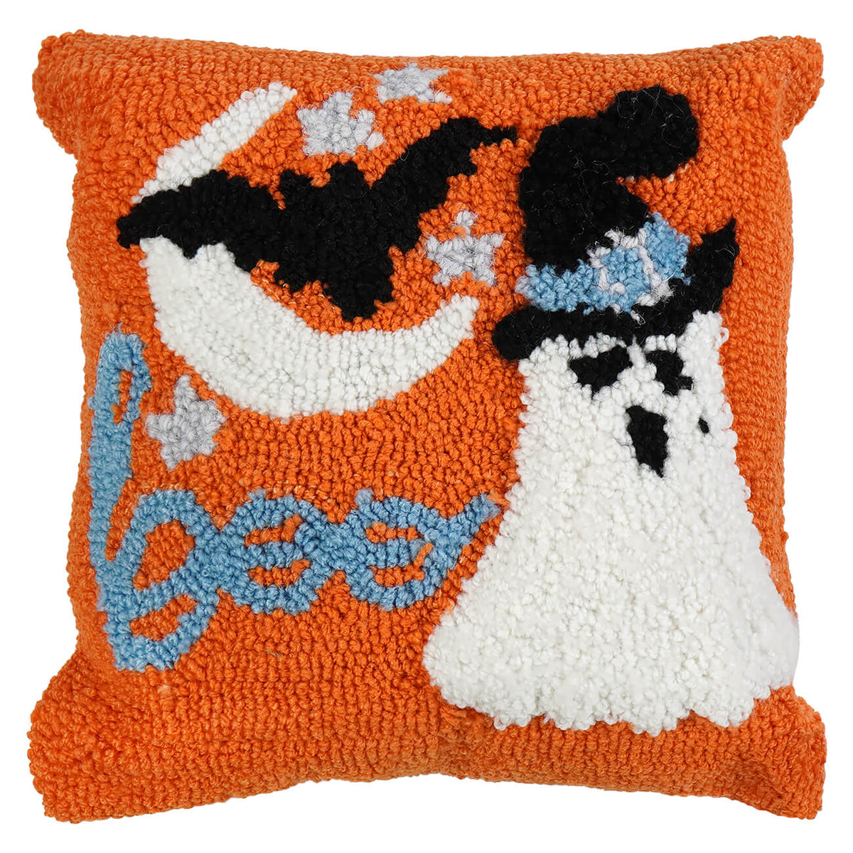 11" Witch Ghost Hooked Pillow