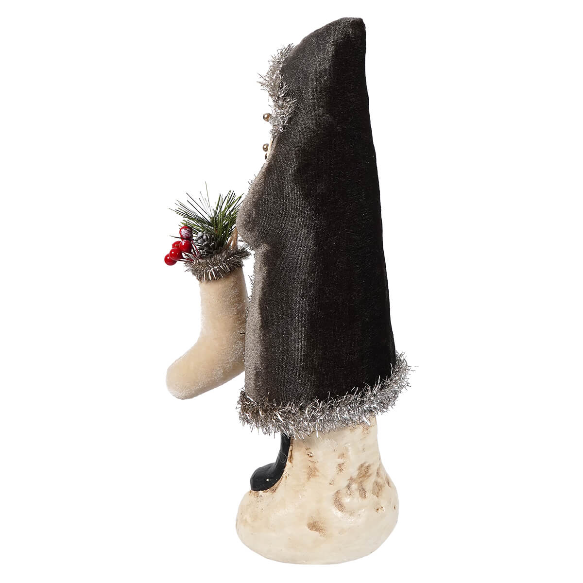12" Charcoal Velvet Belsnickle