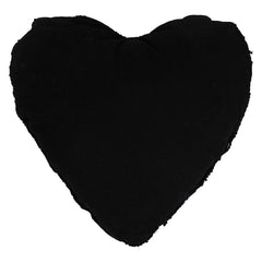 14" Heart & Ribs Heart Shaped Hooked Pillow