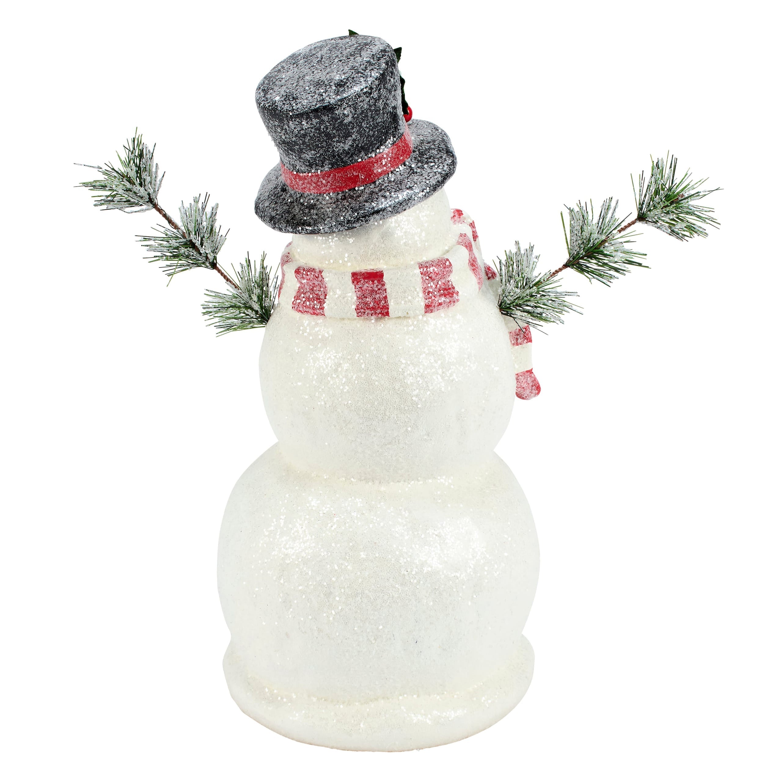 14" Jolly Snowman Figurine