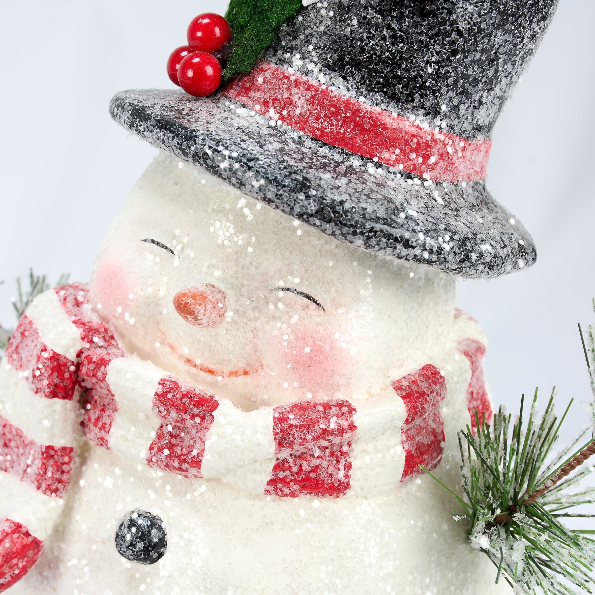 14" Jolly Snowman Figurine